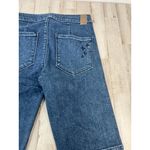 J+CO Denim Shorts Womens Size 26 Medium Blue Wash High Rise Seamed 10" Bermuda Photo 4