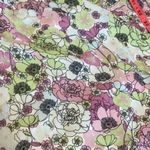 BCBGeneration  Floral off shoulder Puff sleeves white & pink mini dress size 6 Photo 2