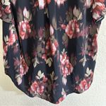 Torrid Harper Studio Crepe de Chine Flutter Short Sleeve Blouse Size 1 Floral Photo 4