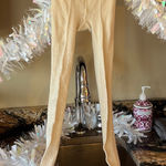 Vera Wang Simply Vera Beige Knit Tights Womens 1/2 Photo 0