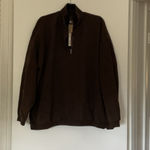 SKIMS NWT  boyfriend half zip fleece Photo 0