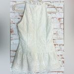 Monique Lhuillier  Ivory Peplum Top Photo 2