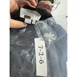 Sachin + Babi Dress Womens 6 Black Slit Sheath V Neck Balloon Sleeve Photo 4