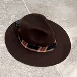 Steve Madden NWT Wool Fedora Hat Plaid A Lovely Hat! in Brown, New with Tag Photo 1