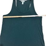 Daily/Ritual Anthropologie Forest Green Ribbed Soft Stretchy Knit Tank Top Sz L Size L Photo 6