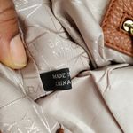 Badgley Mischka Brown Satchel Turnkey Clasp Purse Photo 9