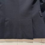 Veronica Beard Classic Navy Wool Blend 1 Button Tailored Blazer Sz 0 Made in USA Photo 6