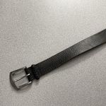 Lauren Ralph Lauren Brown Leather Belt Silver Buckle Distressed Large 1 3/8th" Photo 1