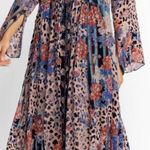 Johnny Was NWT Ontar Beesley Button Front Maxi Dress Boho Chic XS (Small Flaw) Photo 0