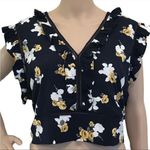 J.O.A. J by crop top blue ruffle xxl Photo 0