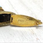 Antique Koi fish pendant, Art Deco c1930s Photo 9