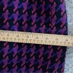 Talbots  Pink Purple Wool Blend Houndstooth Textured Pencil Skirt 18W Office Photo 5