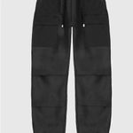 Maniere De Voir Manière de voir Black Organza Cargo Trousers Tailored Cargo size L Photo 5