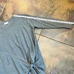 Ann Taylor Loft Outlet Women’s Gray Sweater Tie Knot Front Medium Photo 3