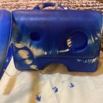 Off-White  Burrow-22 Tie Dye Shoulder Bag Blue And White Photo 8