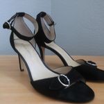 Audrey Brooke New! Black Suede Heels - Sz 8 Photo 2