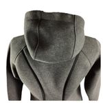 Athleta fuse scuba zipper hoodie gray with black size medium Photo 4