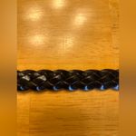 The Limited  Black Braided Leather Belt vintage size M coastal cowgirl Photo 5