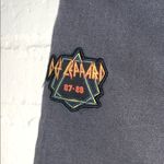 Junk food skirt Def Leppard skirt NWT rock gray jean denim patchwork festival Photo 1