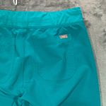 FIGS  Livingston Technical Collection Teal Scrub Pants Women's MT Tall Photo 3
