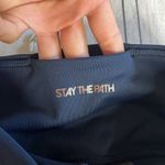 nwt // calia essential high rise ribbed bike shorts 10” Blue Size XS Photo 4