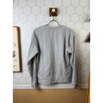 Evereve  Gray Rainbow Stripe Crewneck Sweatshirt - Size - Small Photo 2