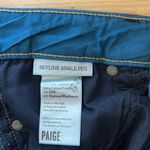 Paige Mid-Rise Skyline Ankle Peg Leg Jeans, 27 Photo 7