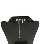 Joan Rivers New Starlet Style Beaded Flower Cluster Fringe Black Necklace 20" Photo 5