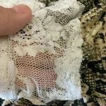 💥🆕 TAKE THE EDGE OFF SNAKESKIN TANK HOLLOW OUT TOP XL 🆕 Black Photo 5