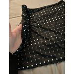 Nike  womens Skort Sz S Black Gray Polka Dots Pull On Photo 3