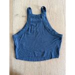 Talentless  - Womens Ribbed Halter Tank in Steel Grey Photo 1