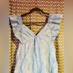 NWOT Thirty Thirty LA | Blue Babydoll Floral Open Back Dress, Size S Photo 1