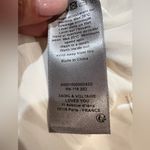 Zadig & Voltaire Tilan Satin Shirt - White Small Long Sleeve Button Down NWT Photo 6