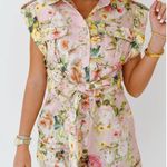 NWT Erin Floral Button Down Romper Photo 0