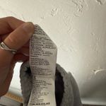 Puma Women's Gray Sweatpants Joggers Size L Logo Drawstring Cuffed Athletic Photo 6