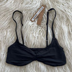 SKIMS  Fits Everybody Picot Skimpy Scoop Bralette Onyx Size XS Photo 0