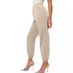 Good American Essential Nylon Brindle Women’s Gold Track Pants Joggers Size 3 Photo 4