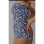 J.Crew  Ratti Bandeau Paisley Print Swimsuit size 8 Photo 2