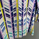 Investments Essential Women's Colorful Chevron Top - Size Large - Metallic Retro Photo 2