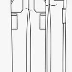 Cherokee Royal Blue Scrub Set Photo 3