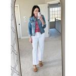 MOTHER The Rambler Zip Ankle in Wash Fairest Of Them All Size US 27 White Photo 1