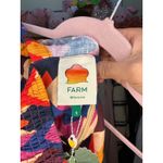 Farm Rio  Lindeza Grafica Smocked Crop Top Size Small Brand New Photo 3