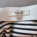 Madewell Blue & White Striped Mini Skirt Photo 3