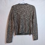 CAbi  Ritz Double Breasted Tweed Sweater Jacket Chunky Knit Brown Gray Size S Photo 6