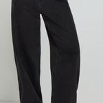 Garage New Denim Women's Low-Rise Baggy Black Denim Jeans Size 5/27 Photo 0