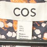 COS  Abstract Multi Color Printed Pyjama Shirt Button Front Size Large Photo 2