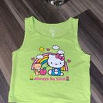 Hello Kitty  Lime Green crop Photo 6