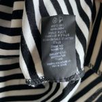 Theory  Black and White Kellay Striped Off-Shoulder Top Size Small Photo 4