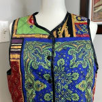 Susan Bristol Vintage  2001 Satin Quilted Equestrian Style Vest Size Medium Photo 1