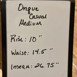 The Comfy Onque Casual White Knit Pants Womens Medium Business Casual Cropped Photo 7